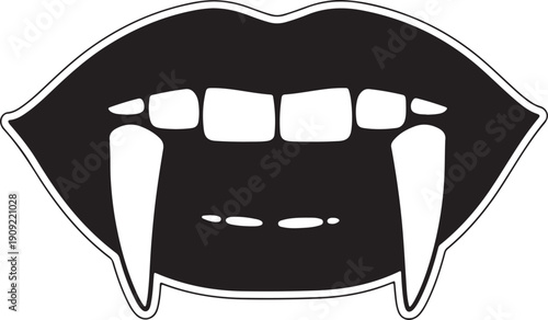 Human teeth vector illustration isolated on transparent background
