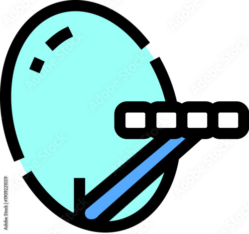 Satellite dish illustrating global communication and data transmission, representing telecommunications technology and media broadcasting for entertainment and information