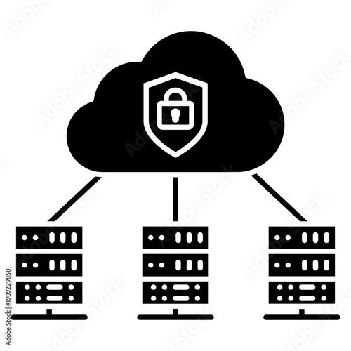 Firewall vector icon. Cybersecurity Illustration sign. Computer antivirus symbol. Data protection logo.