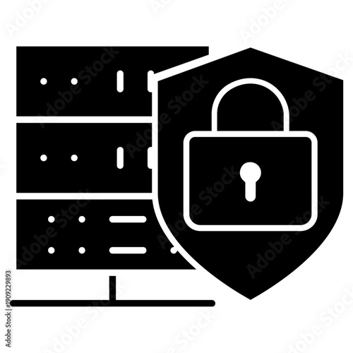 Firewall vector icon. Cybersecurity Illustration sign. Computer antivirus symbol. Data protection logo.