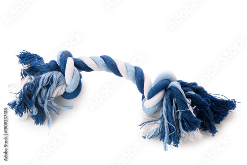 Cotton toy for pet isolated...