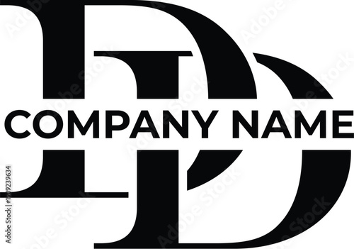 Letter DD clothing logo design