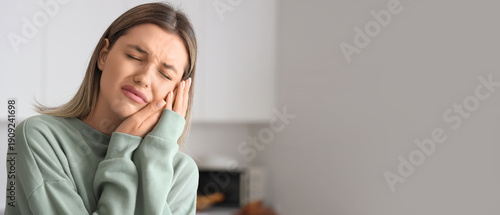 Young woman suffering from ...