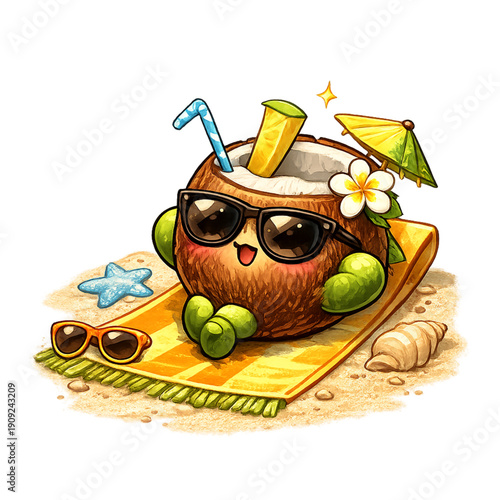 Coconut's beachside relaxation day