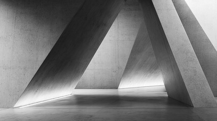 abstract modern architecture fragment. - clean geometric lines and shapes.