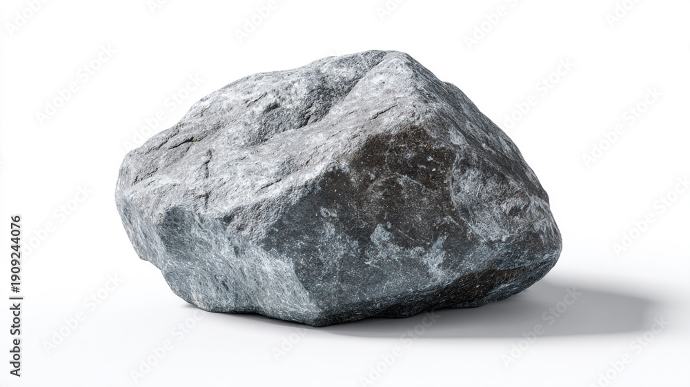 Obraz premium stone isolated on white background.