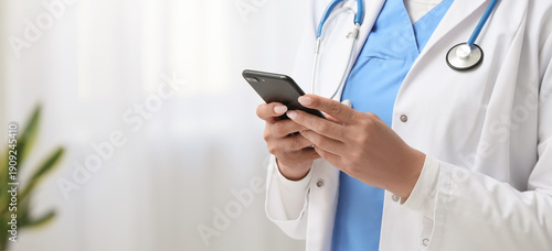 Female doctor with stethosc...