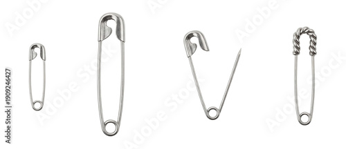 Safety pins set.