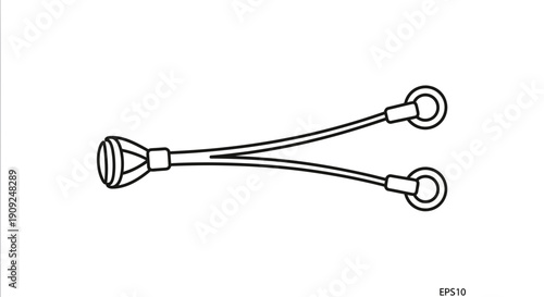 Electrical Wire Harness Connector with Ring Terminals and Plug