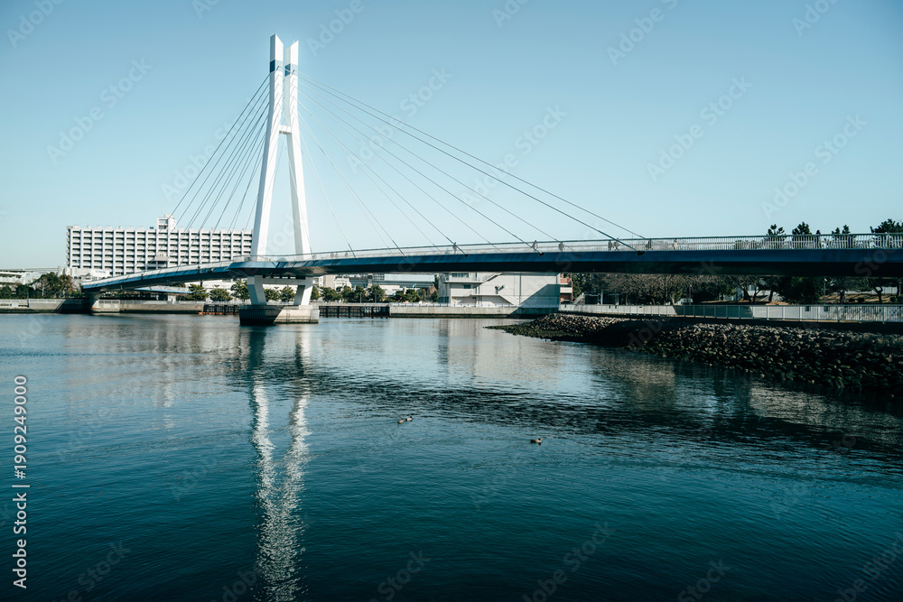 Fototapeta premium 辰巳桜橋 東京都江東区