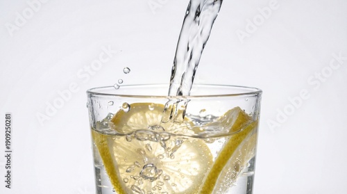 A refreshing beverage featu...