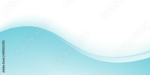 Abstract blue wave background, minimal wave design concept, vector illustration. for banner, banner.