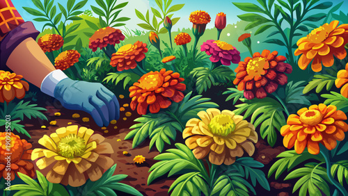 flowers in the garden