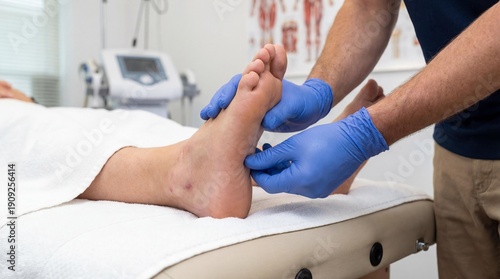 Wallpaper Mural Detailed close up of foot rehabilitation using manual massage therapy Torontodigital.ca