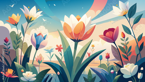 spring flower background