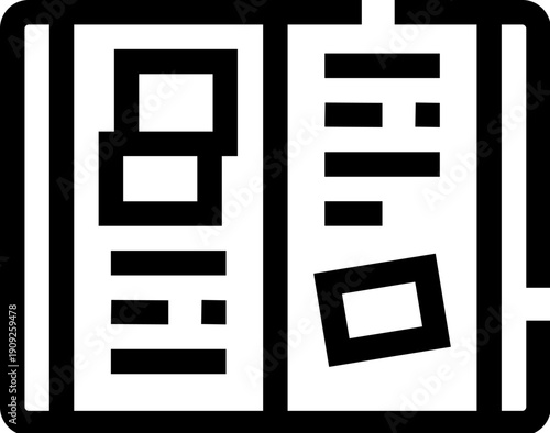 Opened publication displaying news articles and images, symbolizing journalism, media, and the rapid dissemination of information across various platforms