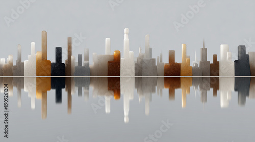 Cityscape Reflection: A mod...