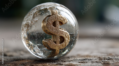 Golden Dollar in Crystal Sp...