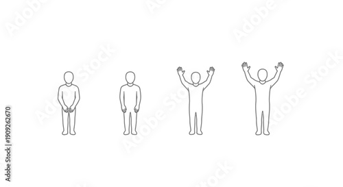 Four Figures Showing Growth and Development Stages