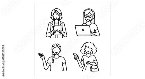 Diverse Women in Business: Technology, Communication, and Modern Work