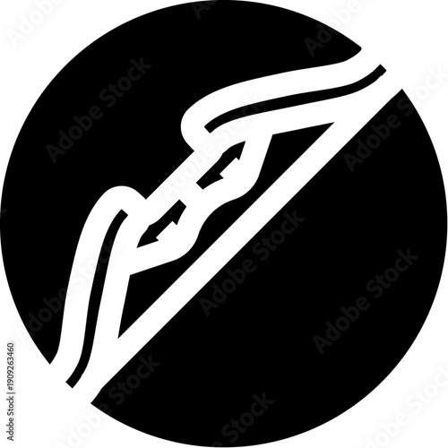 Archery bow and taut string drawing an arrow toward a round target inside a black circle, minimalist icon conveying precision, focus, skill, challenge, and aiming for goals