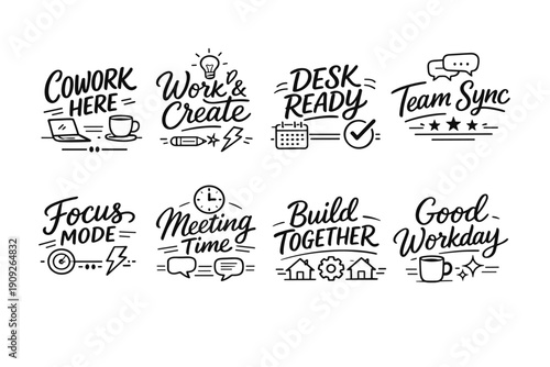 Inspirational office phrases for team collaboration and productivity