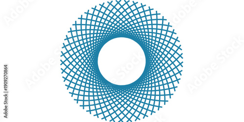 3D abstract white sphere circle with soft shadow and modern digital design on clean background