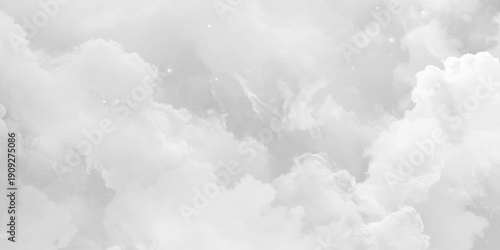 Abstract Black and White Sky Texture. 