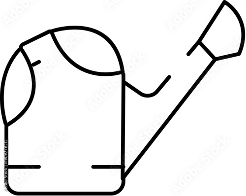 Watering can displaying a gardening tool essential for cultivating plants and flowers, ideal for spring themes, horticulture, and home improvement projects