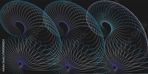 Set of speed lines in circle form. Radial speed Lines in Circle Form for comic books. Technology round Logo. Black thick halftone dotted speed lines.