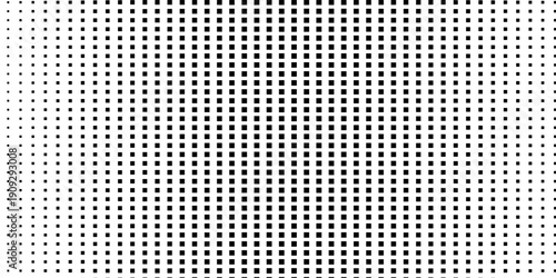 Abstract geometric black and white checkered background. Mosaic tiles of geometric pattern. Stylish check design template for cover, print, banner, card, label. Vector mosaic frame background.