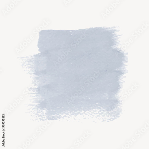 Blue brush stroke collage element vector