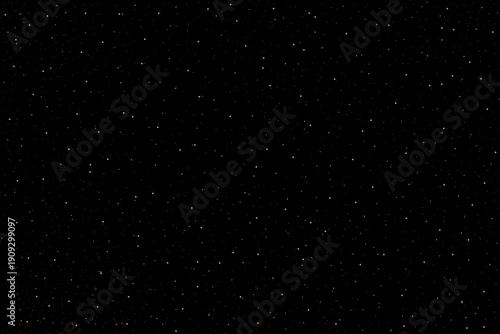 Detailed realistic night starry sky. Sci-fi background. Universe concept. Vector illustration