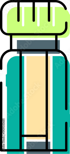 Reusable water bottle providing a convenient and eco friendly solution for staying hydrated during daily activities, travel, and various outdoor sports