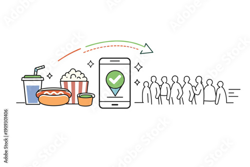 Mobile ticketing for movie theaters - skip the lines with online reservations and snacks