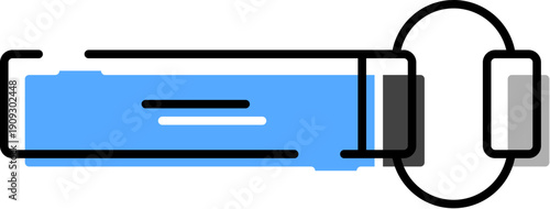Usb drive connecting and transferring digital information, representing concepts of technology, data storage, backup, and memory in a modern flat design style