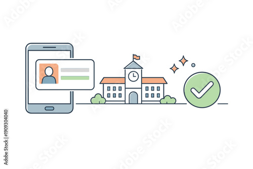 Digital student id verification for secure campus access