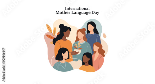 People celebrate International Mother Language Day with diverse group
