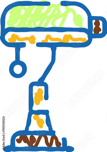 Diagnostic ophthalmic equipment in a clinical setting, modern eye examination instrument used by doctors and optometrists for vision testing, diagnosis, and treatment planning