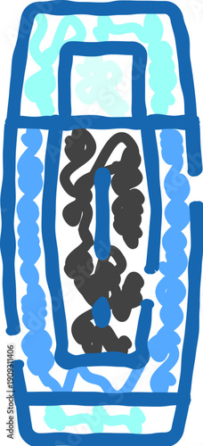 Water purification system filtering contaminated liquid, ensuring clean and healthy drinking water for household use, promoting ecology and health protection