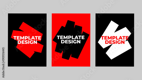 Red Black and White Abstract Paint Splash Story Template