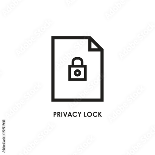 Minimalist Line Business Icon