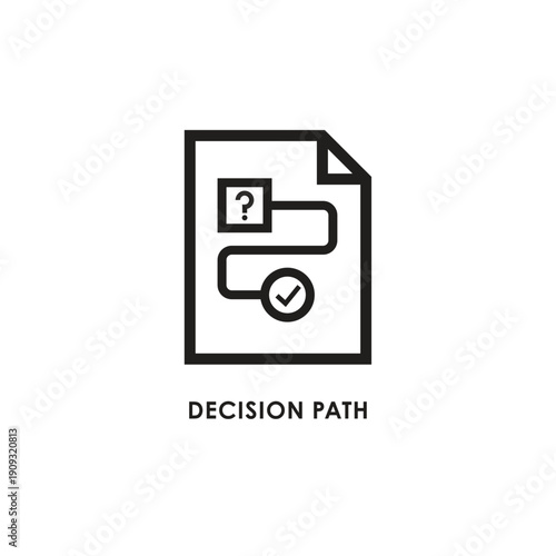 Minimalist Line Business Icon