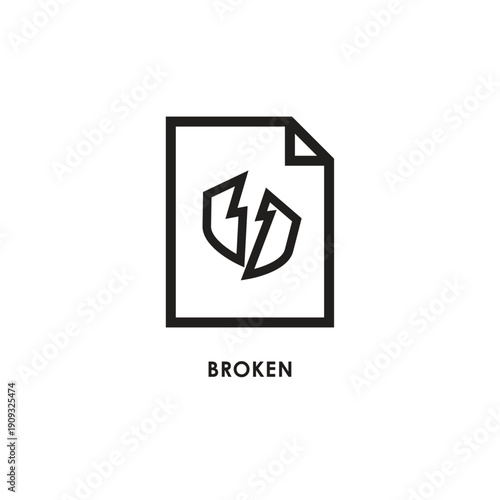 Minimalist Line Business Icon