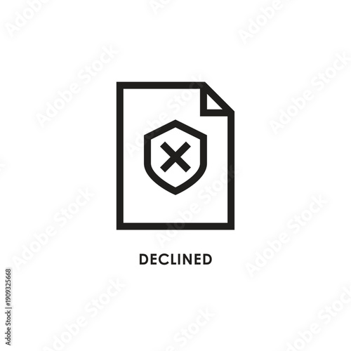 Minimalist Line Business Icon