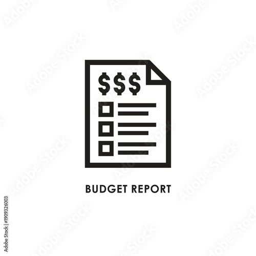 Minimalist Line Business Icon