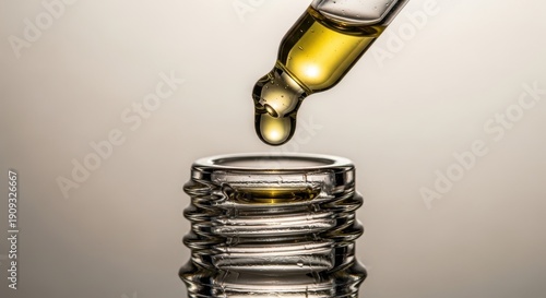 Glass Dropper Bottle Dispensing Oil Liquid for Essential Use