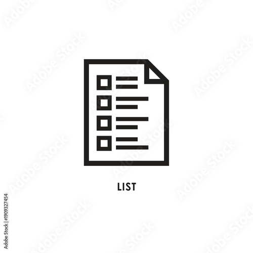 Minimalist Line Business Icon