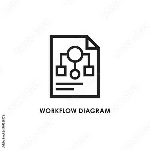 Minimalist Line Business Icon