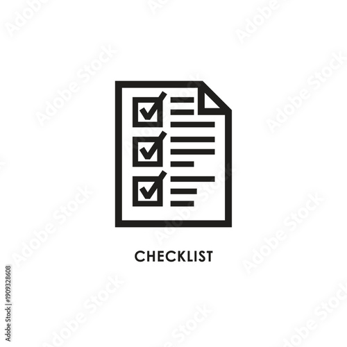 Minimalist Line Business Icon